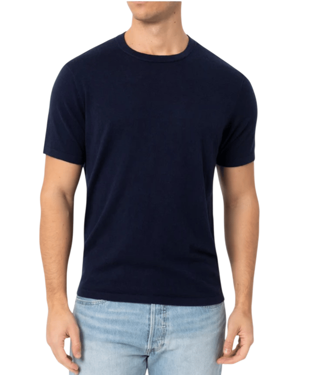 MC2 Saint Barth Navy Blue Scott Crewneck T Shirt