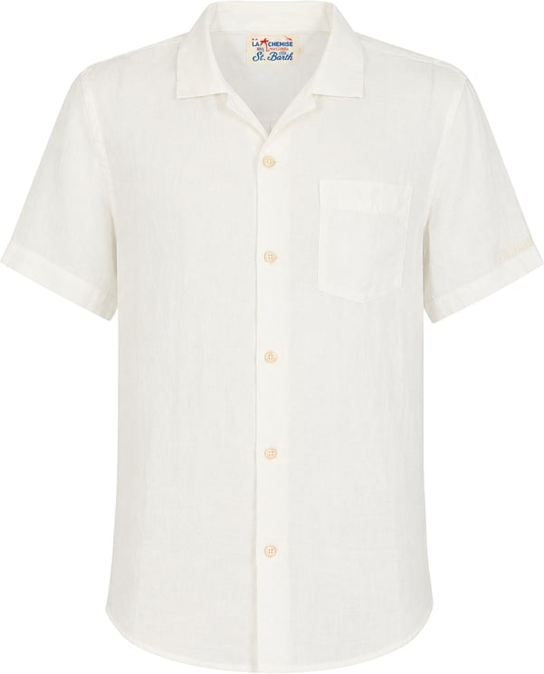 MC2 Saint Barth Shirts Linen 01 White