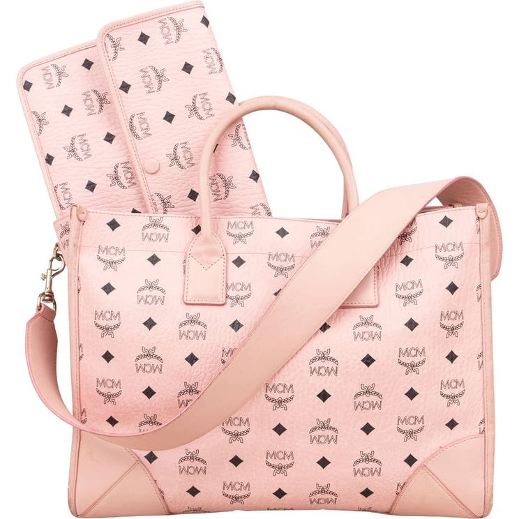 MCM MCM Monogram Visetos Shopper Tote Bag