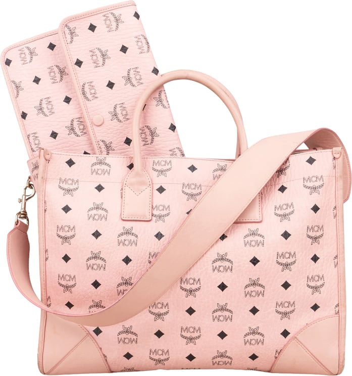 MCM MCM Monogram Visetos Shopper Tote Bag