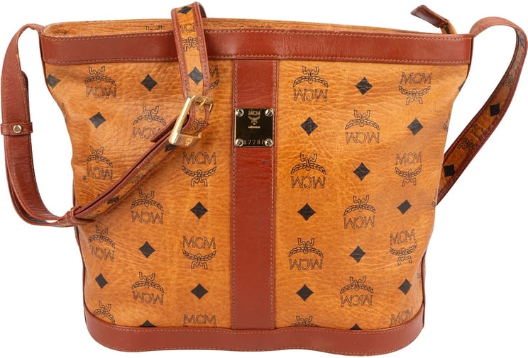 MCM MCM Monogram Visetos Bucket Shoulder Crossbody Bag