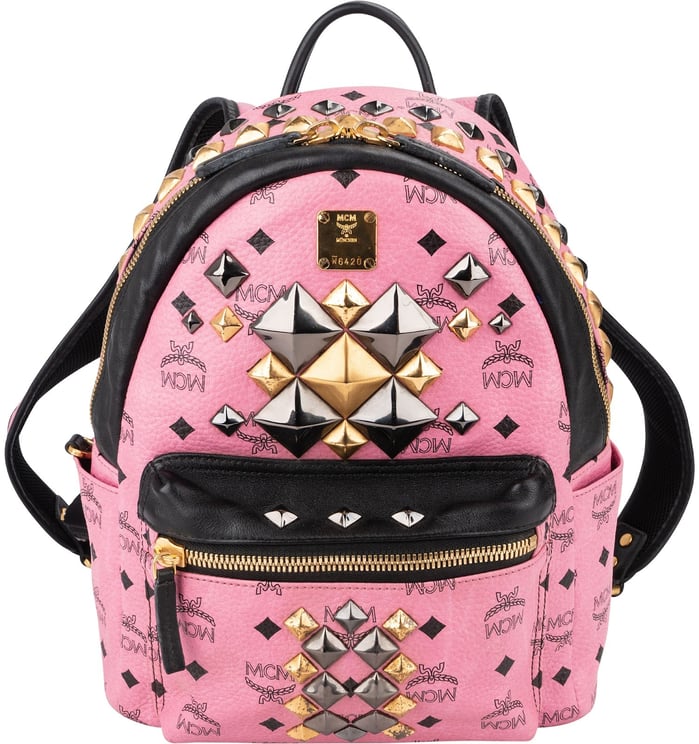 MCM MCM Monogram Visetos Stark Mini Studded Backpack