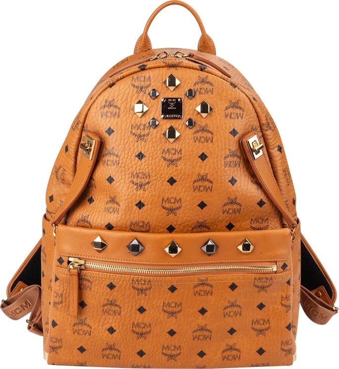 MCM MCM Visetos Monogram Stark Side Studs 2 in 1 Backpack