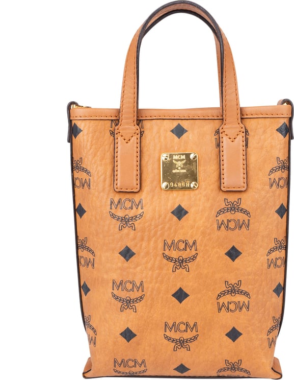 MCM MCM Visetos Monogram Aren Mini Handbag