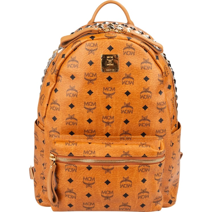 MCM MCM Monogram Visetos Stark Studded Backpack