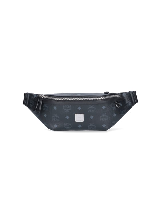 MCM Blue Fursten Visetos Belt Bag