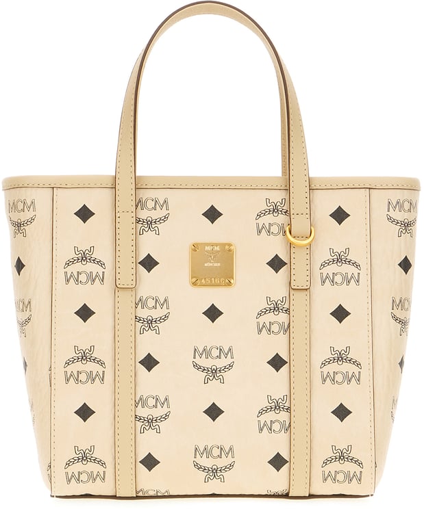 MCM Mcm Printed synthetic leather hand bag
