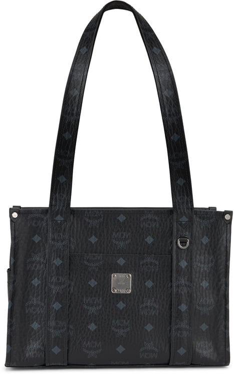 MCM Aren bag in coated cotton with monogram