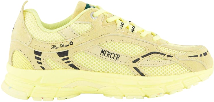 Mercer Amsterdam Mercer Dames The Re-Run Monochrome Geel sneakers