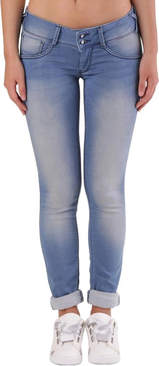 Met Met Blue Cotton Skinny Jeans