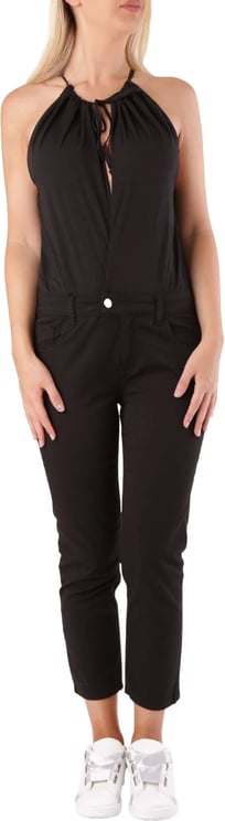 Met Met Black Cotton Jumpsuit