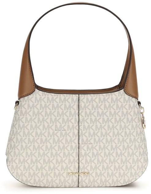 Michael Kors Michael Kors Beige Cotton Shoulder Bag