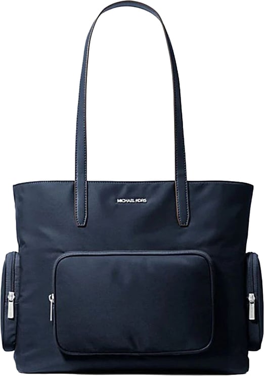 Michael Kors Michael Kors Blue Nylon Tote Bag