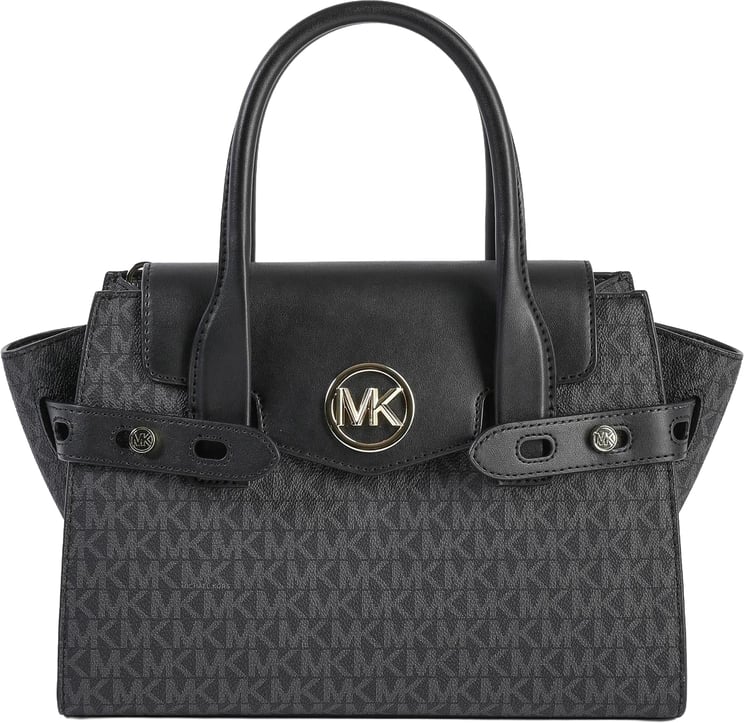 Michael Kors Michael Kors Black Pvc Satchel Bag