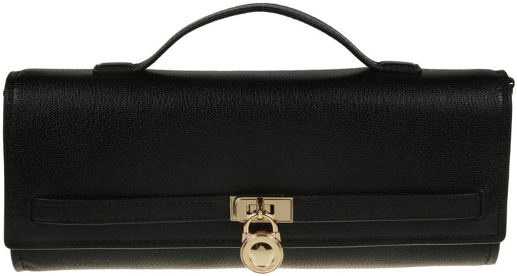 Michael Kors Medium Hamilton Moderne Clutch Bag Black