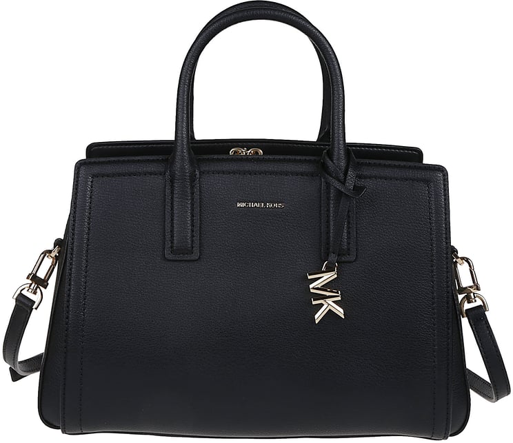 Michael Kors Medium Laila Satchel Bag Black