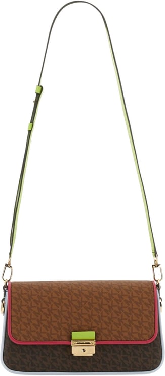 Michael Kors Structured Monogram Shoulder Bag