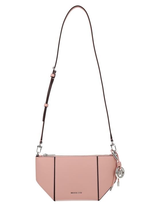 Michael Kors Jordi Smooth Leather Trapezoidal Shoulder Bag