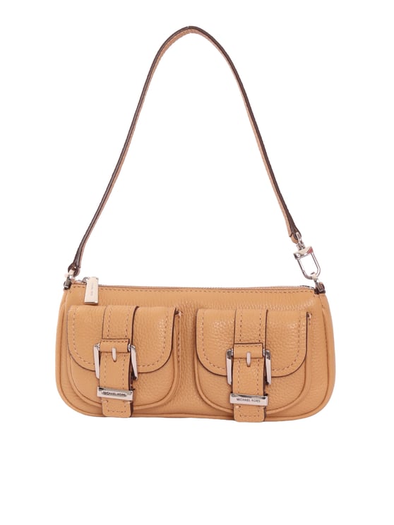 Michael Kors Convertible Textured Leather Pochette
