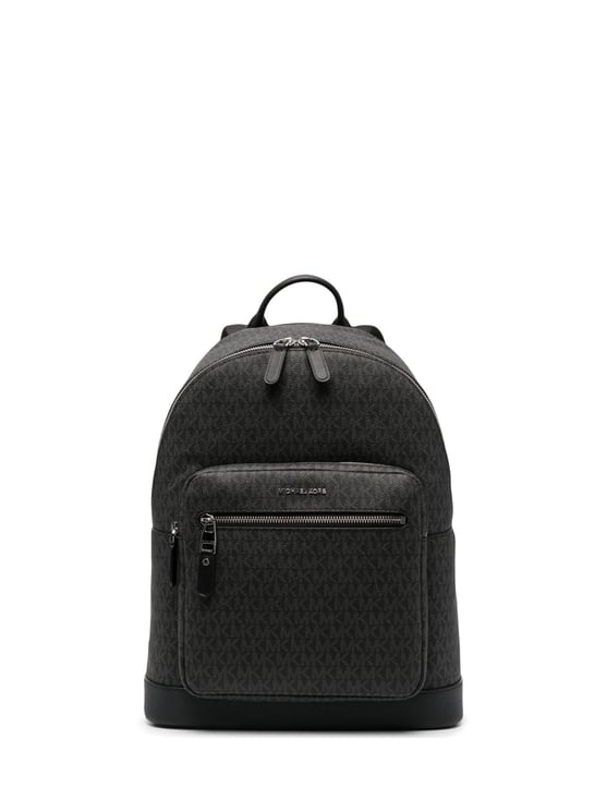 Michael Kors Black Hudson Monogram Backpack