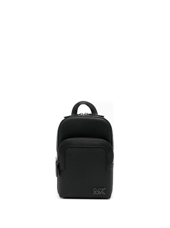 Michael Kors Black Edison Logo Slingpack Shoulder Bag
