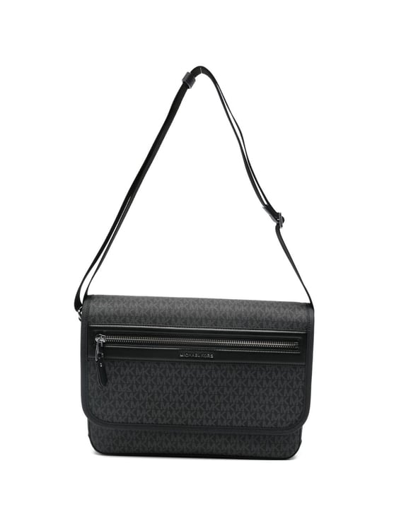 Michael Kors Logo Pattern Flap Shoulder Bag