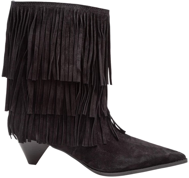 Michael Kors Michael kors jayla suede boot with applied fringes