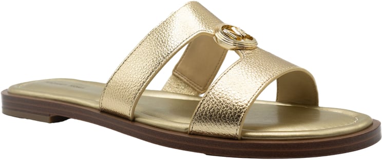 Michael Kors Erin Leather Flat Sandaal