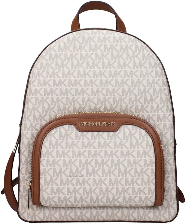 Michael Kors Michael Kors Beige Fabric Backpack