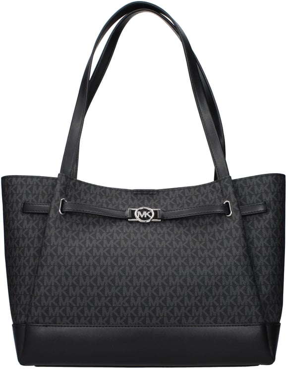 Michael Kors Michael Kors Black Fabric Shoulder Bag