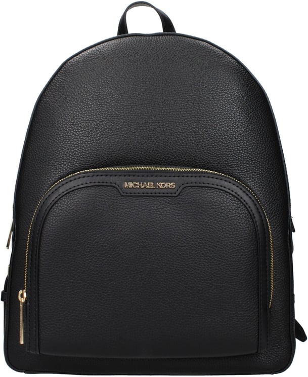 Michael Kors Michael Kors Black Leather Backpack