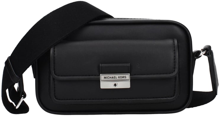 Michael Kors Michael Kors Black Leather Crossbody Bag