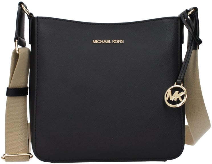 Michael Kors Michael Kors Black Leather Crossbody Bag