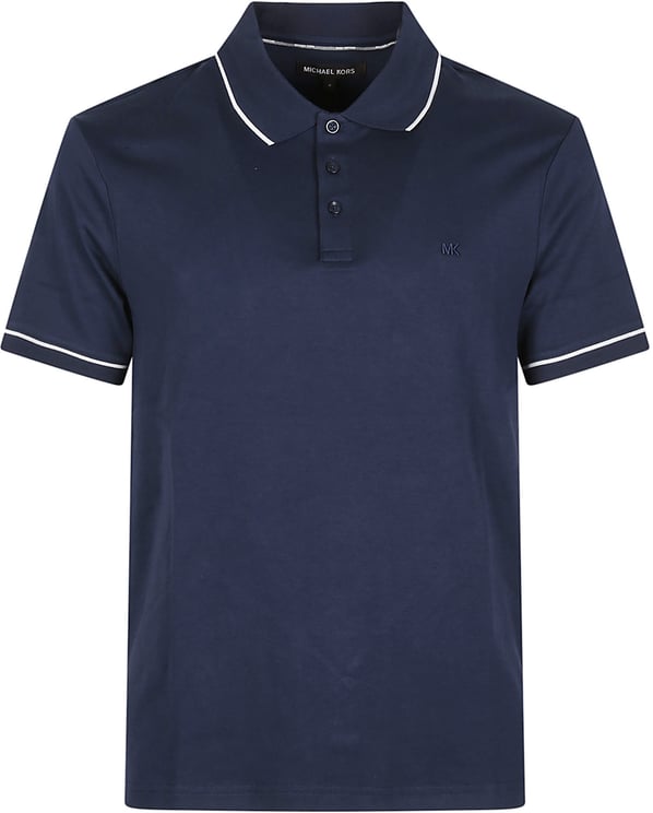 Michael Kors Short Sleeve Gramercy Polo Shirt Blue