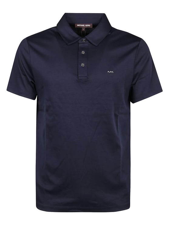 Michael Kors Short Sleeve Sleek Polo Shirt Blue