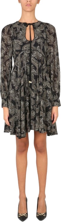 Michael Kors Intricate Paisley Mini Dress