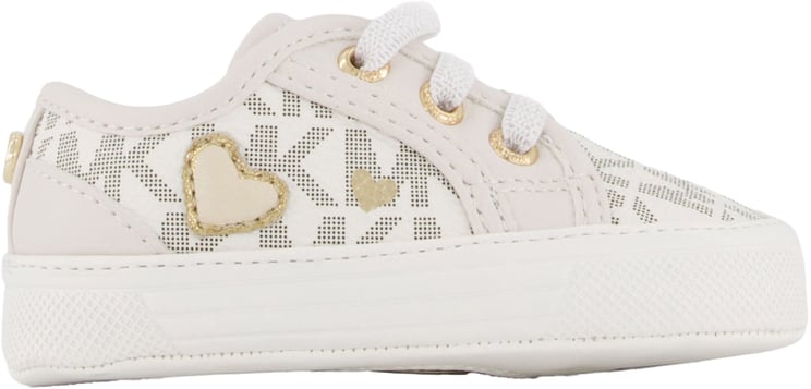 Michael Kors Michael Kors BABY BRITTANIA Baby Meisjes Sneakers In Off White