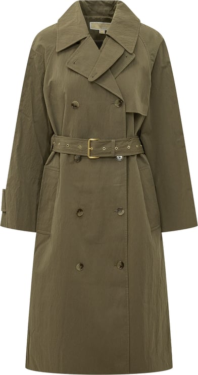 Michael Kors Trench Lungo Doppiopetto con Cintura