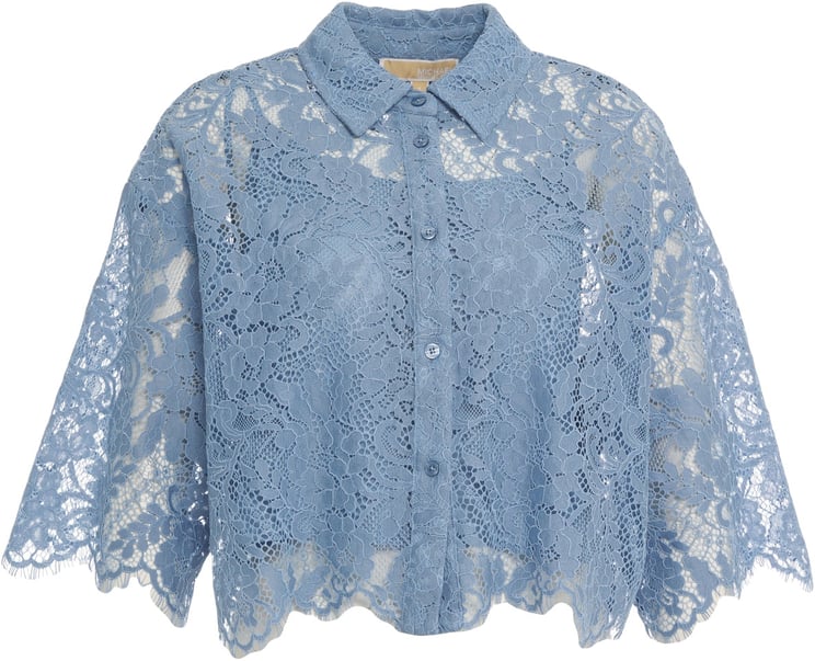 Michael Kors Lace blouse with floral pattern