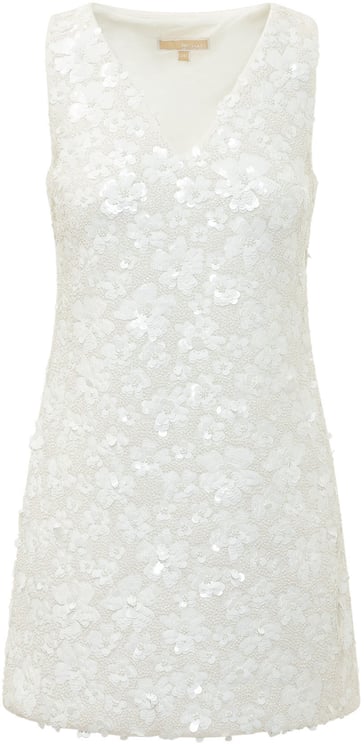 Michael Kors Abito con Scollo a V e Stampa Floreale