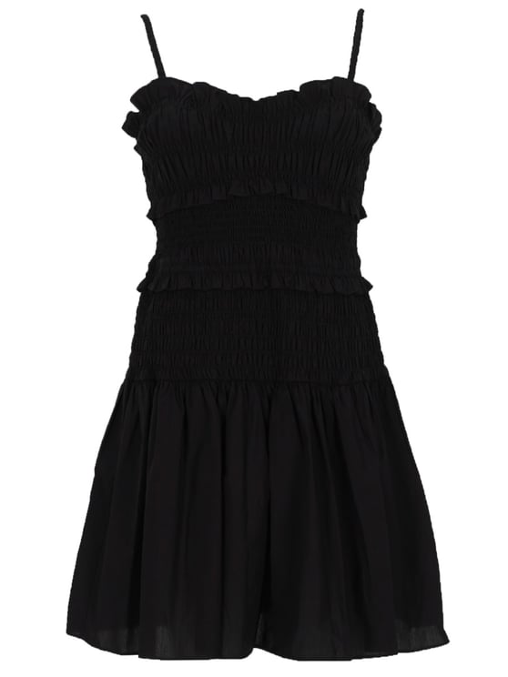 Michael Kors Fitted Ruched Bodice Dress