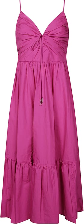 Michael Kors Sleeveless Midi Dress Pink