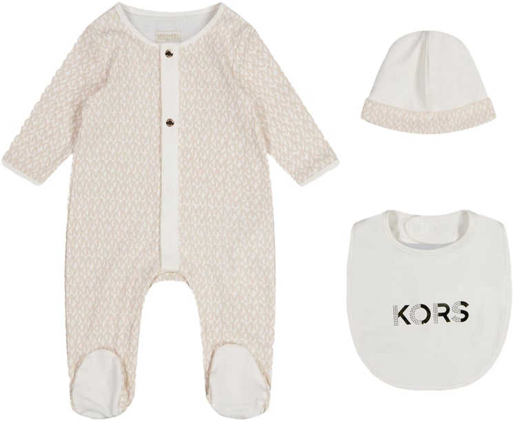 Michael Kors Michael Kors Baby Meisjes Boxpakje In Beige