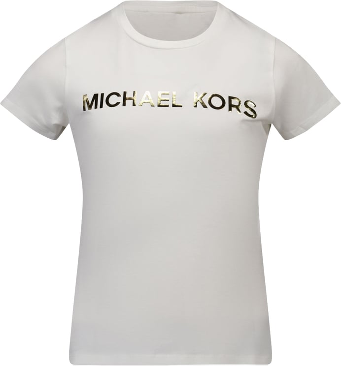 Michael Kors Michael Kors Kinder Meisjes T-Shirt In Off White