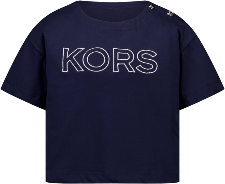Michael Kors Michael Kors Kinder Meisjes T-Shirt In Navy