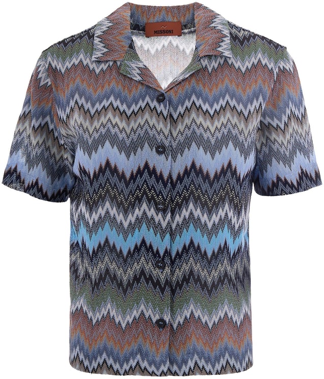 Missoni Shirts Multicolor Blue Tone