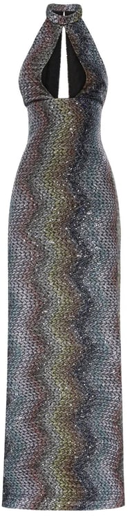 Missoni Dresses Multiblue/Yellow/Viola