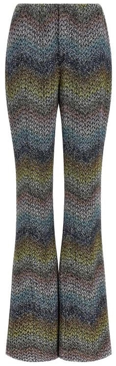 Missoni Trousers Multiblue/Yellow/Viola