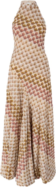 Missoni Dresses Gold/Beigeonwhtbase