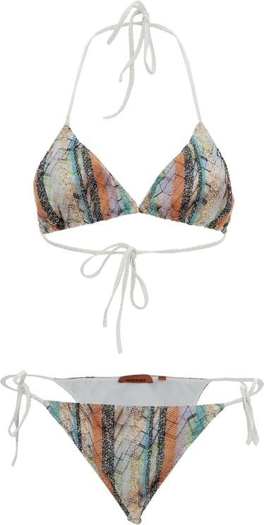 Missoni Missoni Multicolor Self-Tie Bikini